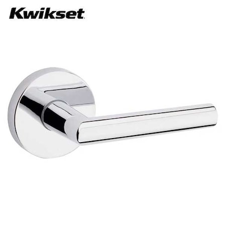Kwikset Milan Passage Lever with Round Rose / Polished Chrom KWS-720MIL-RDT-26-6AL-RCS
